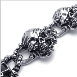 Modern Design, Delicate Kleuren, Uitstekende Kwaliteit Titanium Leren Armband