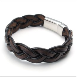 Behendig Ontwerp, Delicate Kleuren, Stabiele Kwaliteit Titanium Leren Armband