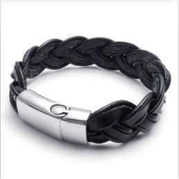 Behendig Ontwerp, Delicate Kleuren, Stabiele Kwaliteit Titanium Leren Armband