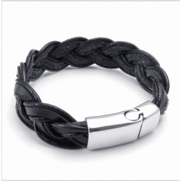 Behendig Ontwerp, Delicate Kleuren, Stabiele Kwaliteit Titanium Leren Armband