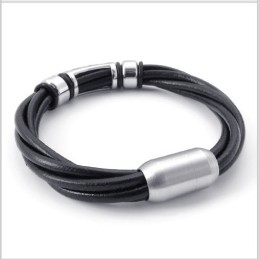 Behendig Ontwerp, Delicate Kleuren, Betrouwbare Kwaliteit Titanium Leren Armband