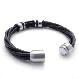 Behendig Ontwerp, Delicate Kleuren, Betrouwbare Kwaliteit Titanium Leren Armband