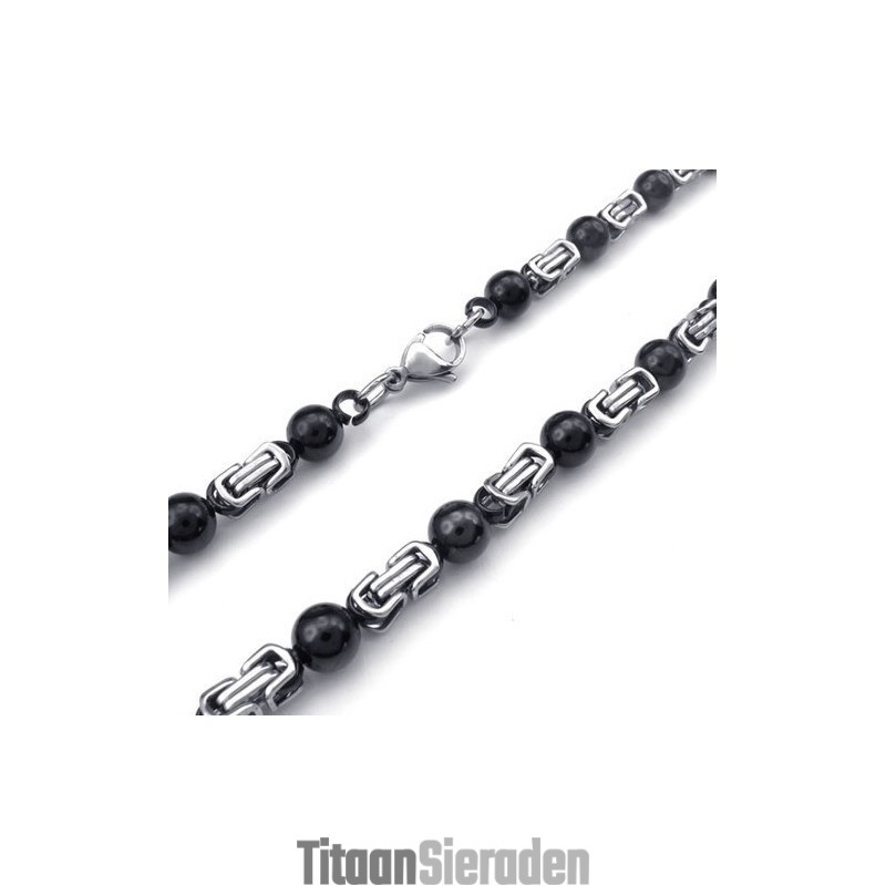 Deft Design Delicate Kleuren Uitstekende Kwaliteit Titanium Ketting