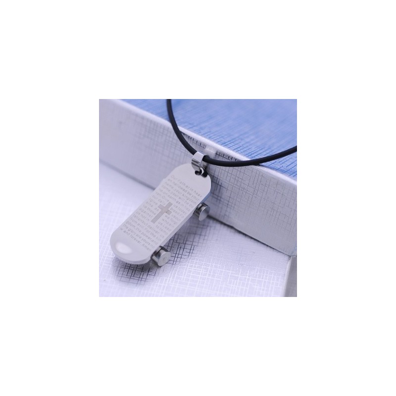 Mode Cadeau Snowboard Bijbel Titanium Ketting Hanger Mode Cadeau Snowboard Bijbel Titanium Ketting Hanger