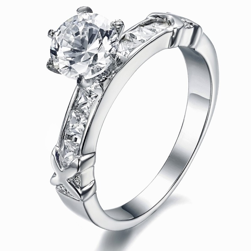Kwaliteit En Kwantiteit Gegarandeerde Vrouwelijke Titanium Ring Met Strass Kwaliteit En Kwantiteit Gegarandeerde Vrouwelijke Titanium Ring Met Strass