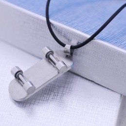 Mode Cadeau Snowboard Bijbel Titanium Ketting Hanger