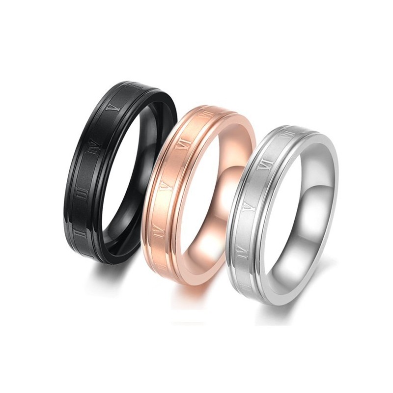 Betrouwbare Kwaliteit Vrouwelijke Zwarte Titanium Ring Betrouwbare Kwaliteit Vrouwelijke Zwarte Titanium Ring
