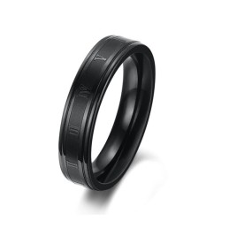 Betrouwbare Kwaliteit Vrouwelijke Zwarte Titanium Ring