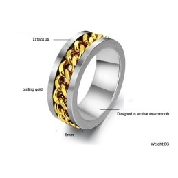 Superieure Kwaliteit Mannelijke Titanium Ring
