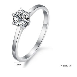 Volledige Specificaties: Dames Titanium Ring Met Strass