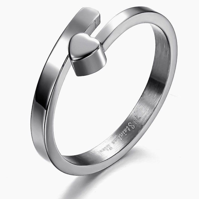 De King Of Quantity Vrouwelijke Sweetheart Titanium Ring De King Of Quantity Vrouwelijke Sweetheart Titanium Ring