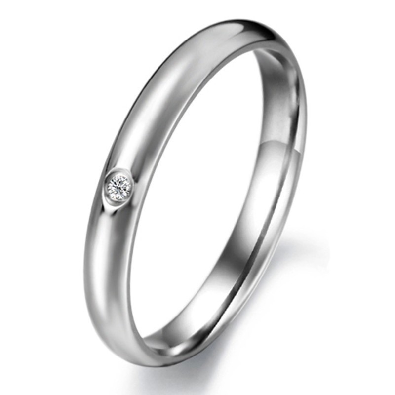 Betrouwbare Kwaliteit Vrouwelijke Titanium Ring Met Strass Betrouwbare Kwaliteit Vrouwelijke Titanium Ring Met Strass