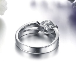 Betrouwbare Reputatie Vrouwelijke Titanium Ring Met Strass