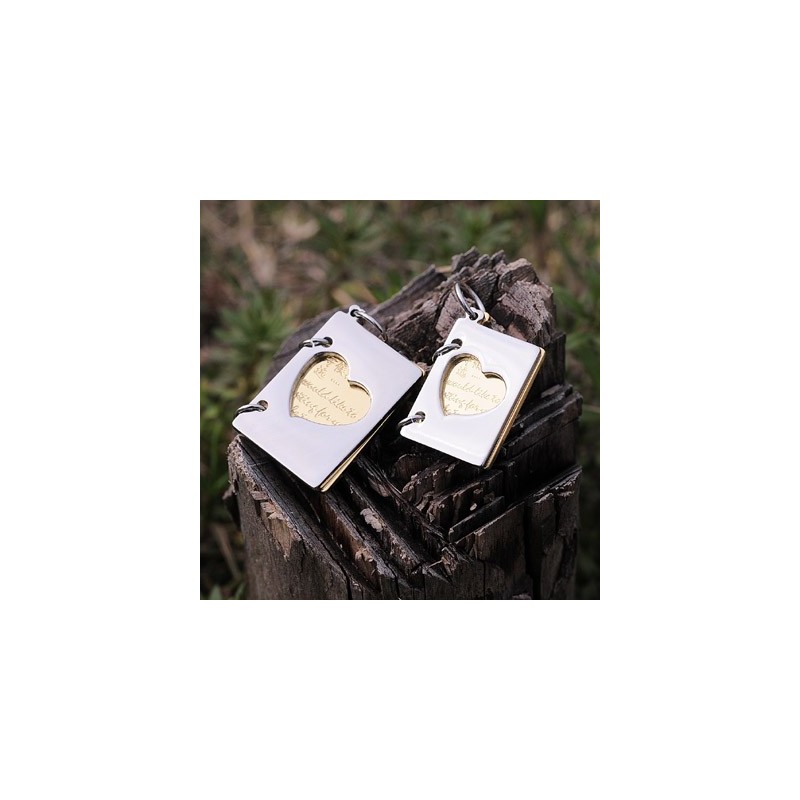 Titanium Koppels Ketting, Exclusieve Liefdesbrief Voor Koppels Titanium Koppels Ketting, Exclusieve Liefdesbrief Voor Koppels