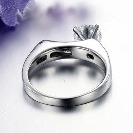 Stabiele Kwaliteit Vrouwelijke Titanium Ring Met Strass
