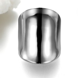 Uitstekende Kwaliteit Overdreven Eenvoudige Titanium Ring