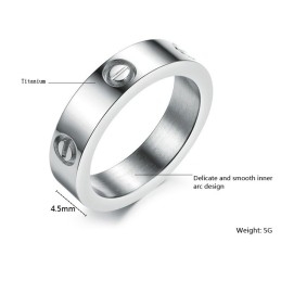 De Koningin Van De Kwaliteitsschroeftitaniumring