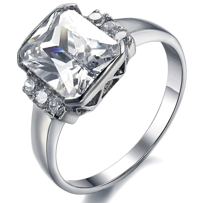 Bekend Om Zijn Hoogwaardige Dames Titanium Ring Met Strass Bekend Om Zijn Hoogwaardige Dames Titanium Ring Met Strass