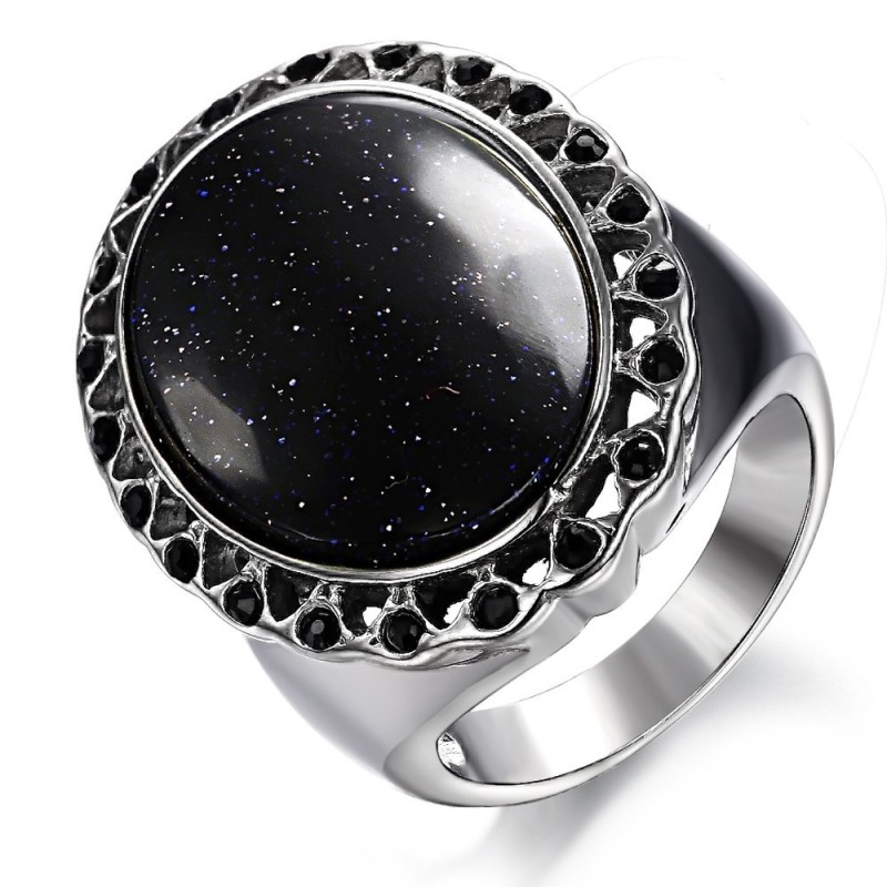 Compleet In Specificaties Overdrijf Kwartsiet-Titanium Ring Compleet In Specificaties Overdrijf Kwartsiet-Titanium Ring