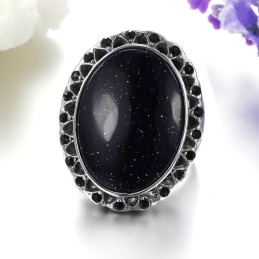 Compleet In Specificaties Overdrijf Kwartsiet-Titanium Ring