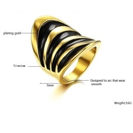 Over De Hele Wereld Goed Verkopende Titanium Ring
