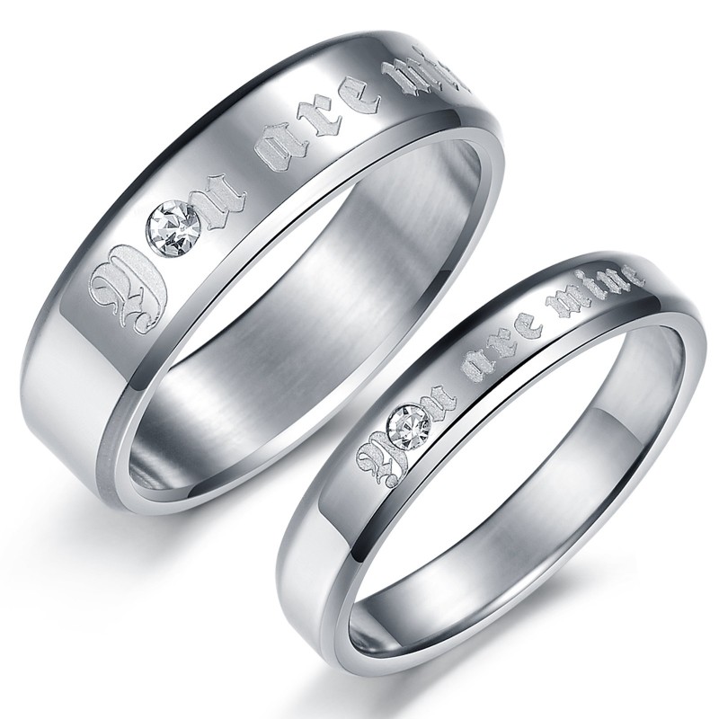 Stabiele Kwaliteit, Prachtige Titanium Ring Voor Geliefden Stabiele Kwaliteit, Prachtige Titanium Ring Voor Geliefden