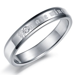 Stabiele Kwaliteit, Prachtige Titanium Ring Voor Geliefden
