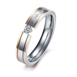 Bekend Om Zijn Hoogwaardige Titanium Ring Voor Geliefden