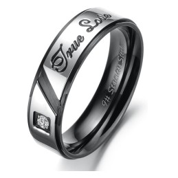 Betrouwbare Prestatie-Affectieve Titanium Ring Voor Geliefden