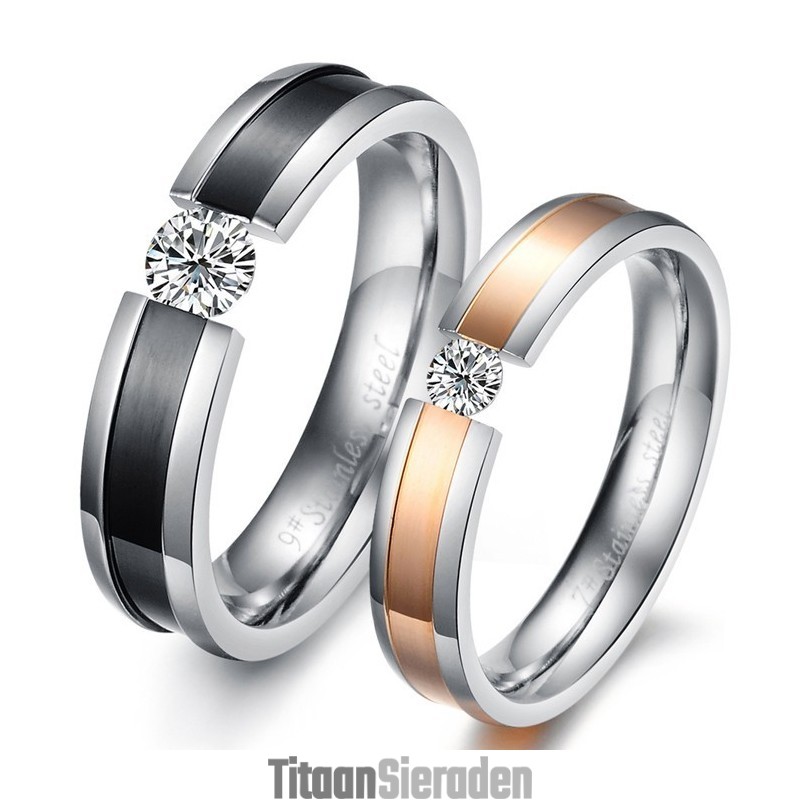 Betrouwbare Titanium Ring Voor Geliefden Met Strass Betrouwbare Titanium Ring Voor Geliefden Met Strass