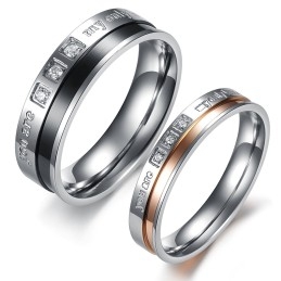 Betrouwbare Kwaliteitstitanium Ring Voor Geliefden