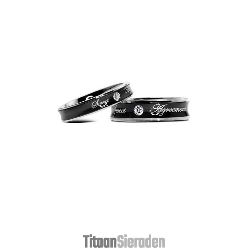 Betrouwbare Prestatie Zwarte Titanium Ring Voor Geliefden Betrouwbare Prestatie Zwarte Titanium Ring Voor Geliefden