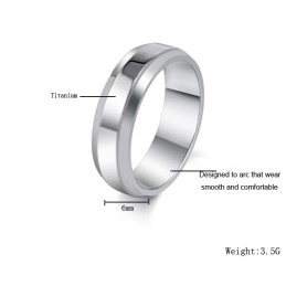 Hoogwaardige Mannelijke Ring Van Puur Titanium
