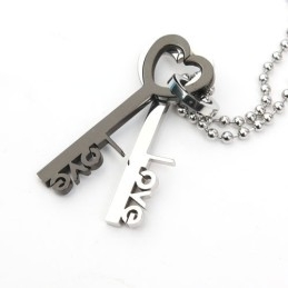 Liefdessleutel, Geliefde, Titanium Kettinghanger