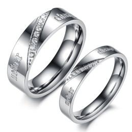 Compleet In Specificaties Argent Titanium Ring Voor Geliefden