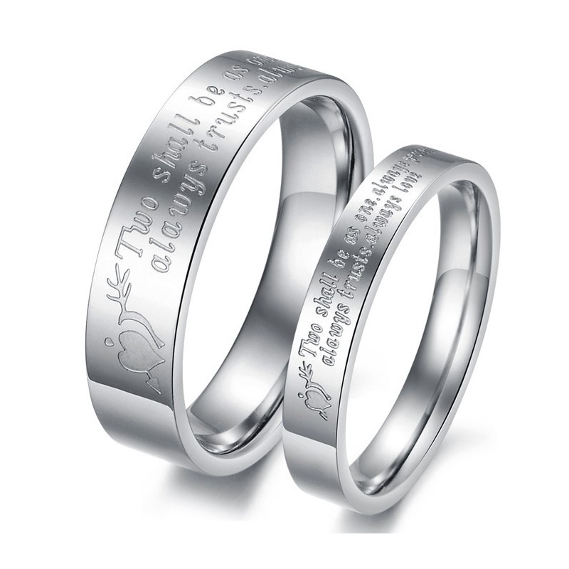 Betrouwbare Kwaliteitstitanium Ring Voor Geliefden