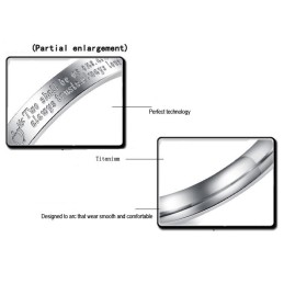 Betrouwbare Kwaliteitstitanium Ring Voor Geliefden