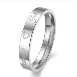 Betrouwbare Prestaties Sweetheart Titanium Ring Voor Geliefden