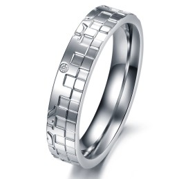 Goed Verkopende Puzzel Titanium Ring Voor Geliefden Over De Hele Wereld