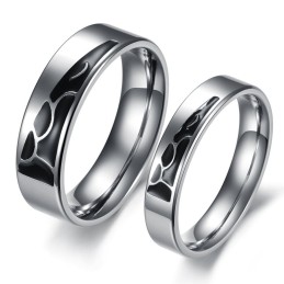Stabiele Kwaliteitstitanium Ring Voor Geliefden