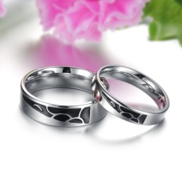 Stabiele Kwaliteitstitanium Ring Voor Geliefden