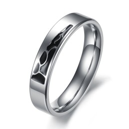 Stabiele Kwaliteitstitanium Ring Voor Geliefden