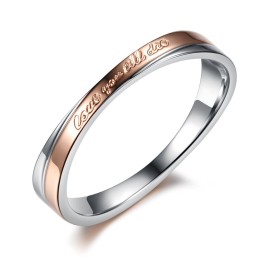 De Koningin Van De Kwaliteitsvolle Titanium Ring Voor Geliefden