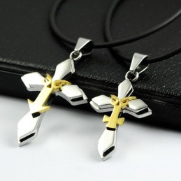 Modepaar Titanium Hanger En Ketting (Één Paar)