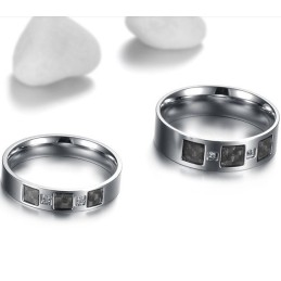 Hoogwaardige Titanium Ring Voor Geliefden