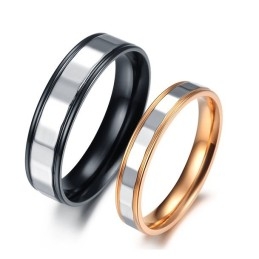 Betrouwbare Reputatie, Eindeloze Liefde, Titanium Ring Voor Geliefden