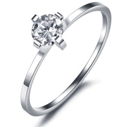 Betrouwbare Titanium Ring Voor Geliefden Met Strass
