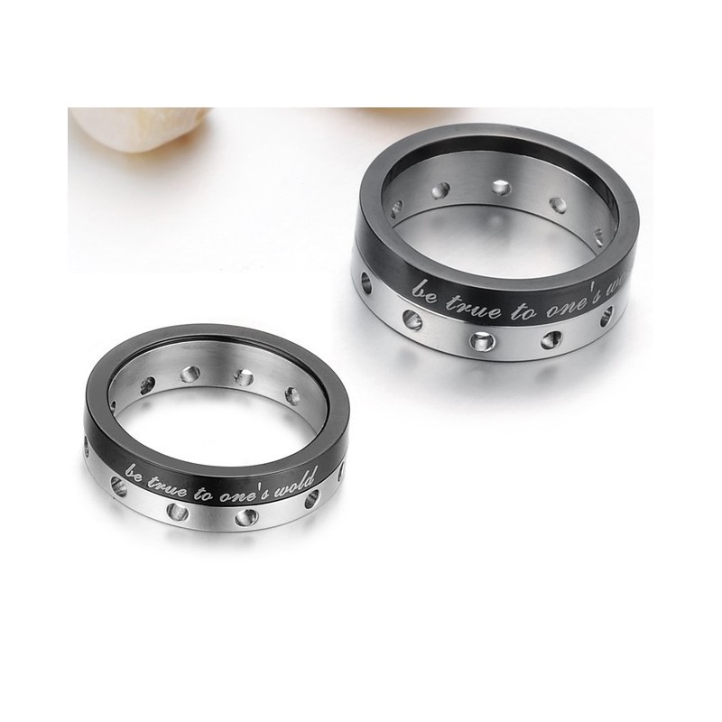 Compleet In Specificaties Zwarte Titanium Ring Voor Geliefden Compleet In Specificaties Zwarte Titanium Ring Voor Geliefden
