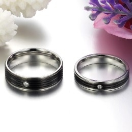 Superieure Kwaliteit Beknopte Titanium Ring Voor Geliefden