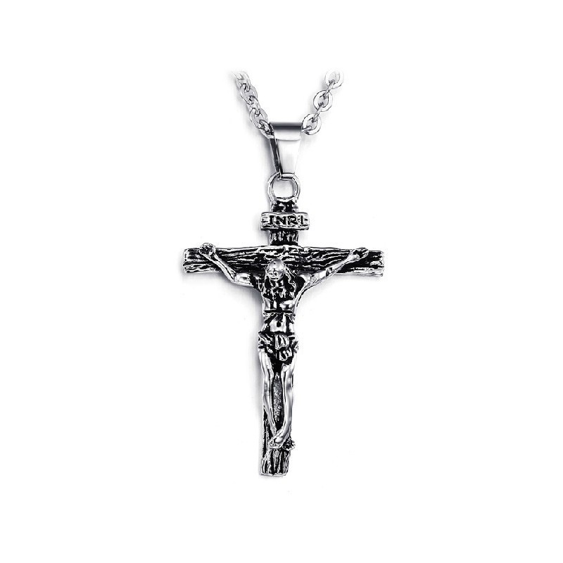 Eenvoudig Te Gebruiken Kruis Titanium Ketting